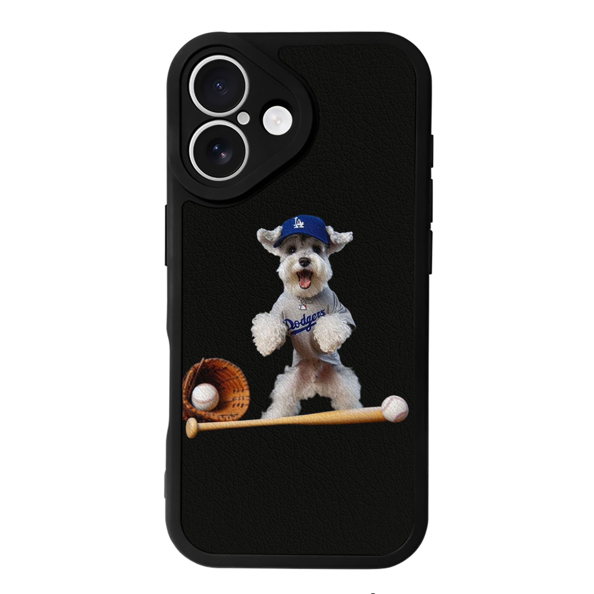  IPhone 16 Silicone Leather Case – UV Print, Lambskin Texture – Perfect Fit, Wireless Charging Compatible, Scratch Resistant, Precise Cutouts – Stylish Protection For IPhone 16